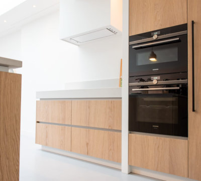 Keuken inbouwapparatuur opstelling